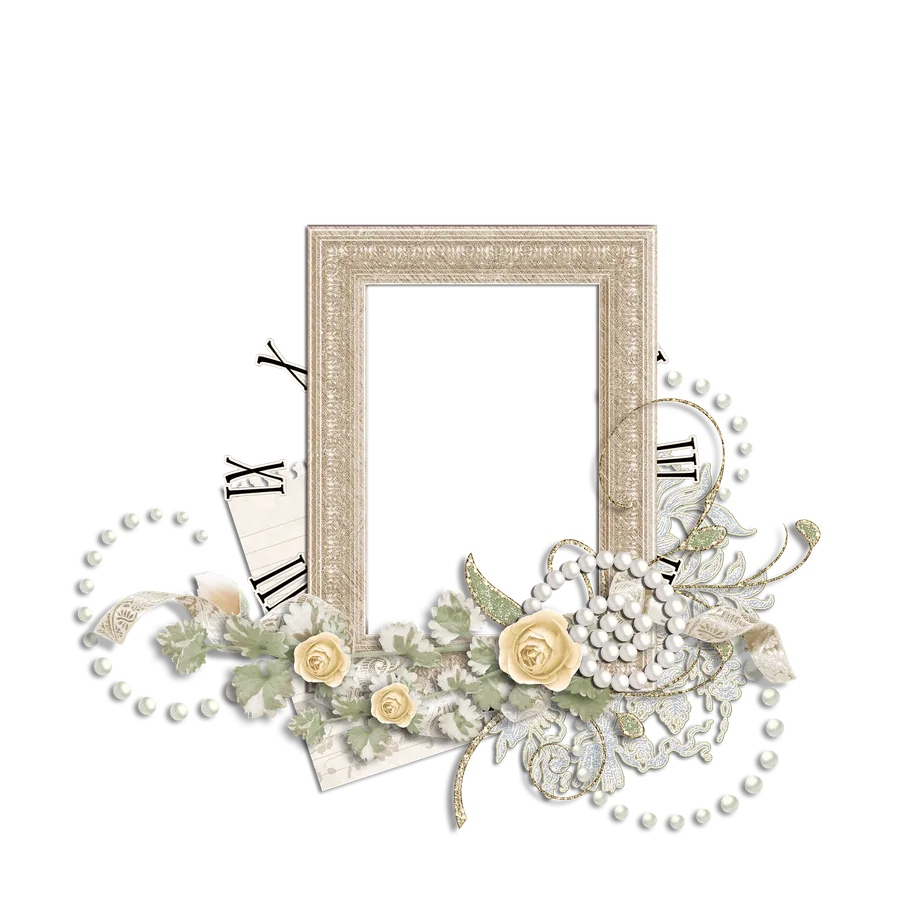 Classic-style decorative frame on a dark background