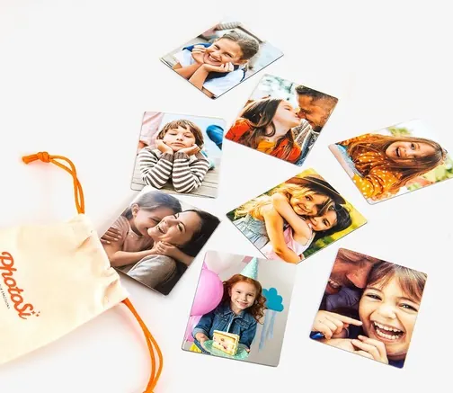 Rectangular photo magnets — set of 8