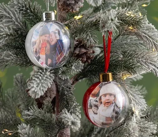 Christmas bauble with photo