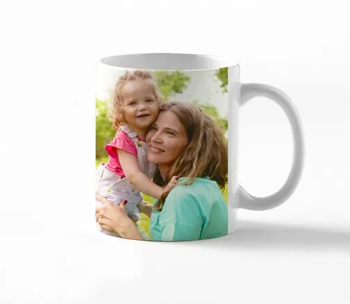 Personalised photo mug